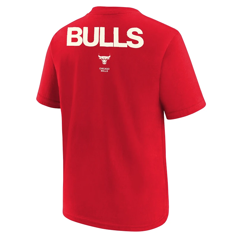 T-shirt Jordan Brand rouge Chicago Bulls Courtside Statement 85 pour jeune