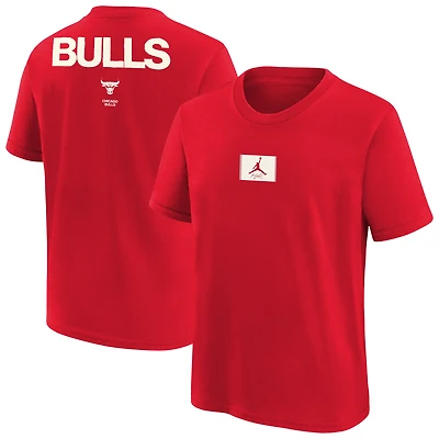 T-shirt Jordan Brand rouge Chicago Bulls Courtside Statement 85 pour jeune