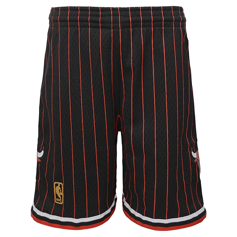 Short Swingman Chicago Bulls Hardwood Classics pour jeune Mitchell & Ness Noir