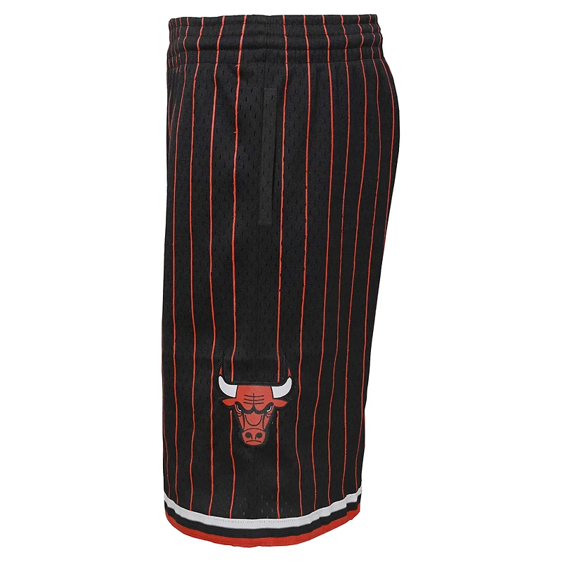 Short Swingman Chicago Bulls Hardwood Classics pour jeune Mitchell & Ness Noir