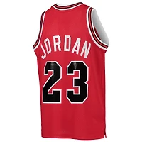 Maillot authentique Mitchell & Ness Michael Jordan rouge Chicago Bulls 1984/85 Hardwood Classics