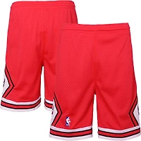 Youth Mitchell & Ness Red Chicago Bulls Hardwood Classics Swingman Shorts