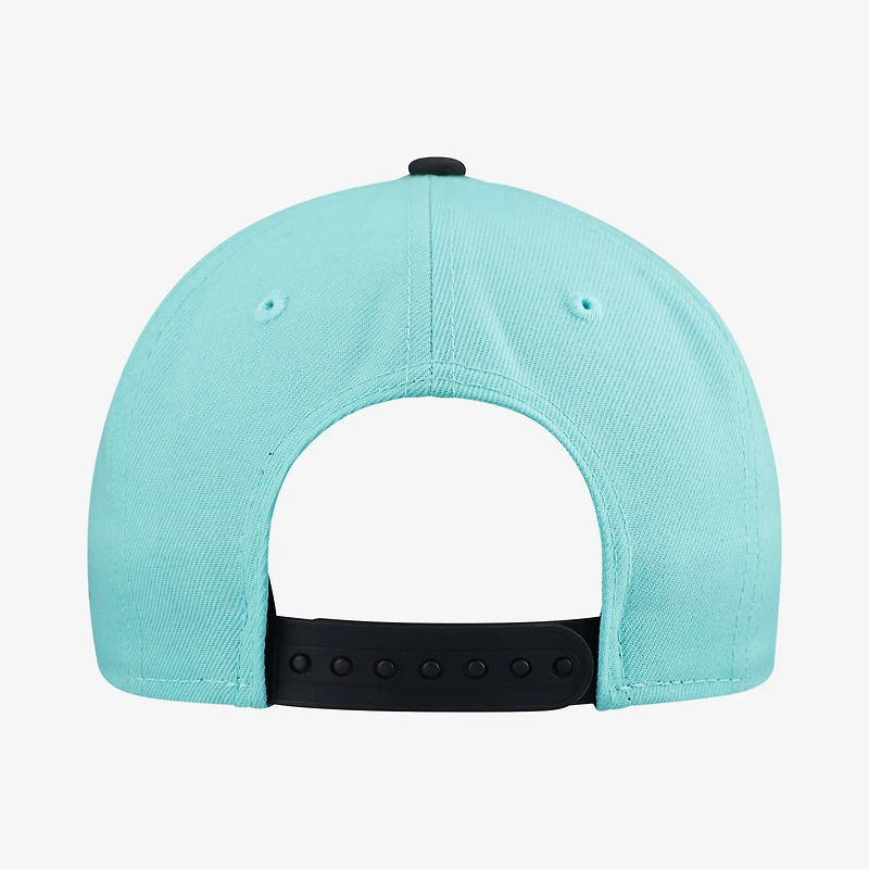 Youth New Era Turquoise/Charcoal Chicago Bulls 9FIFTY Snapback Hat