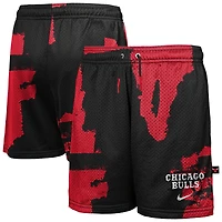Youth Nike Black/Red Chicago Bulls Courtside Pro Shot Dri-FIT Mesh Practice Shorts