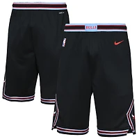 Youth Nike Black Chicago Bulls 2025/26 City Edition Swingman Performance Shorts