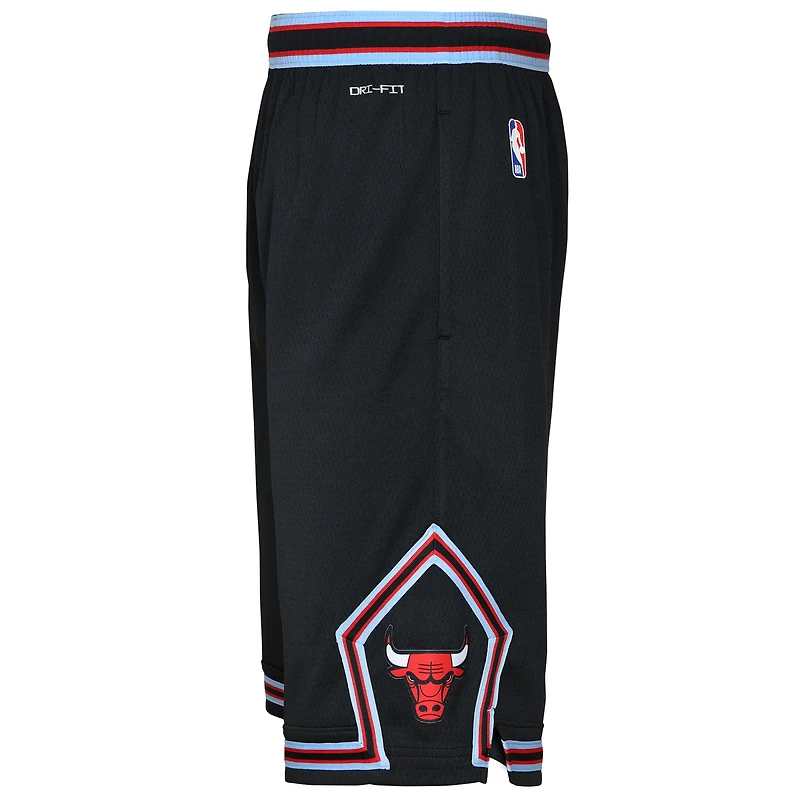 Youth Nike Black Chicago Bulls 2025/26 City Edition Swingman Performance Shorts