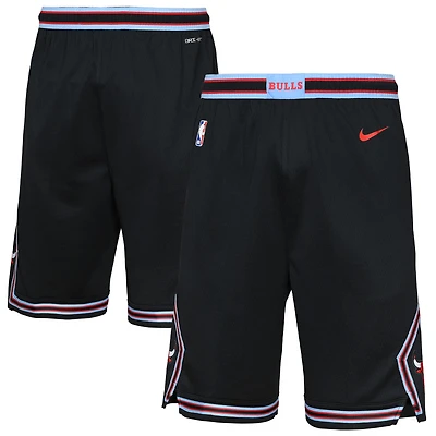 Youth Nike Black Chicago Bulls 2025/26 City Edition Swingman Performance Shorts