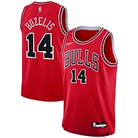 Maillot Swingman Nike Matas Buzelis rouge Chicago Bulls pour enfant - Édition Icon