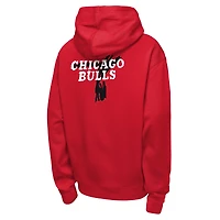 Sweat à capuche Nike rouge Chicago Bulls Courtside Club Premiere pour enfant