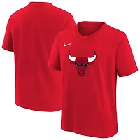 T-shirt Nike rouge Chicago Bulls Team Essential Logo pour enfant