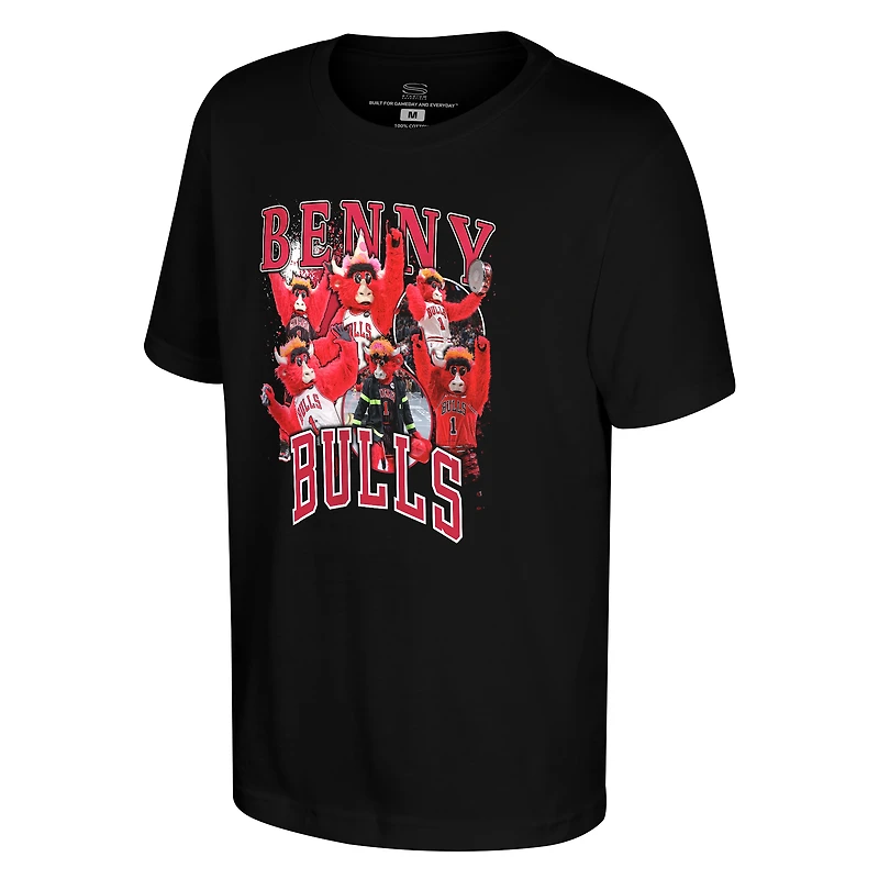 T-shirt Youth Stadium Essentials noir Chicago Bulls Mascot Crossroads