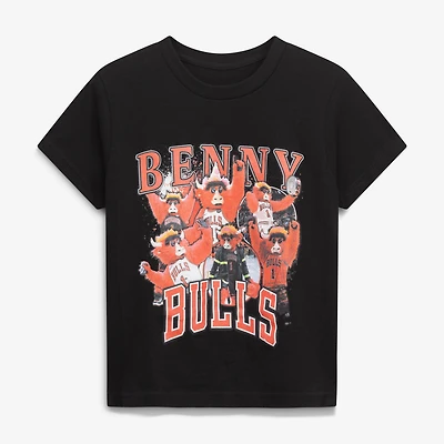T-shirt Youth Stadium Essentials noir Chicago Bulls Mascot Crossroads