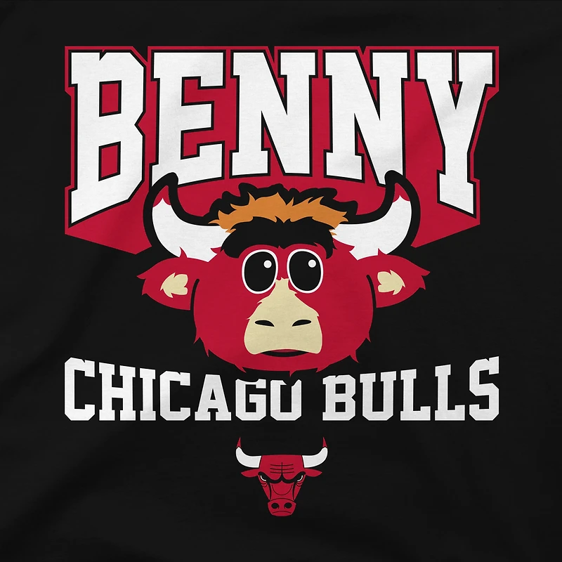 T-shirt Youth Stadium Essentials noir Chicago Bulls, mascotte la plus précieuse