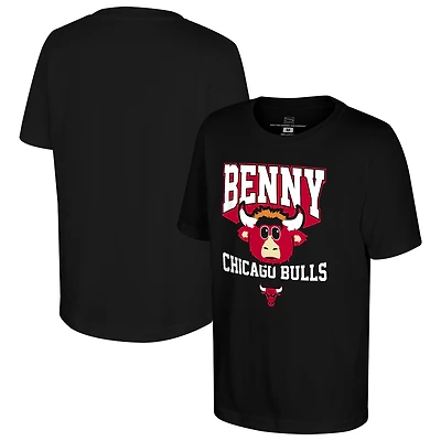 T-shirt Youth Stadium Essentials noir Chicago Bulls, mascotte la plus précieuse