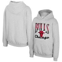 Sweat à capuche Youth Stadium Essentials gris chiné Chicago Bulls Sky High