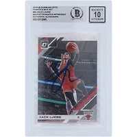 Coffret Fanatics Panini Donruss Optic 2019-20 autographié par Zach LaVine Chicago Bulls #64 Beckett Fanatics, carte 10 authentifiée et témoin