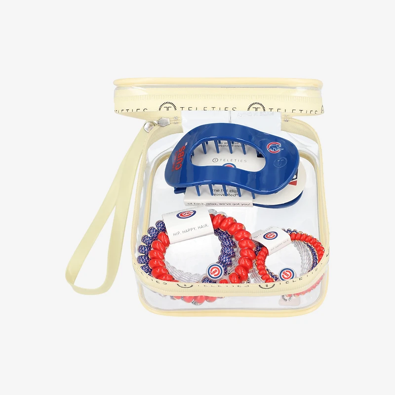 Chicago Cubs Seven-Pack Hair Ties Bundle Set