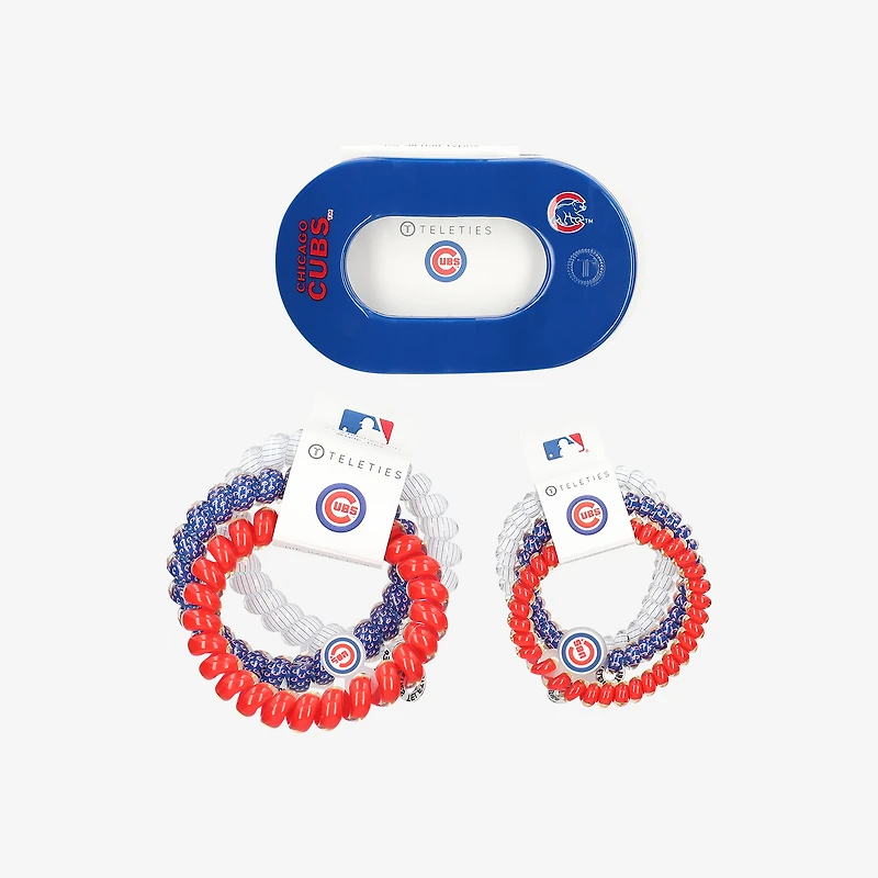 Lot de sept élastiques à cheveux Chicago Cubs