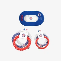 Lot de sept élastiques à cheveux Chicago Cubs