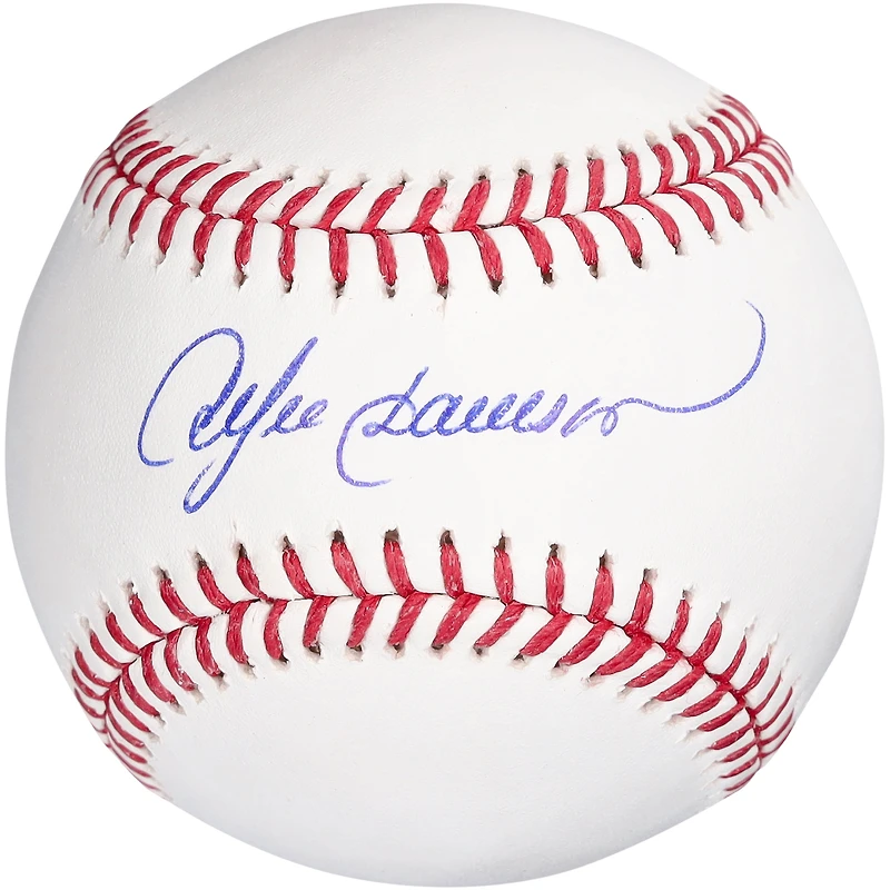 Autographe d'André Dawson sur la balle de baseball de la MLB