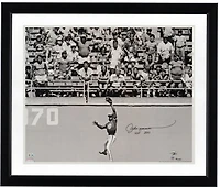 Photo dédicacée par Andre Dawson des Cubs de Chicago (40,6 x 50,8 cm) lors de son match contre le mur, avec inscription « Temple de la renommée 2010 ».