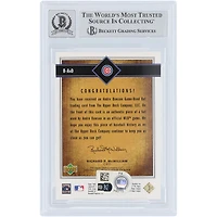 Carte de collection Andre Dawson (Chicago Cubs) autographiée, relique de match Upper Deck SP Legendary Cuts 2002, numéro B-AND, authentifiée par Beckett Fanatics Witnessed (10 cartes).