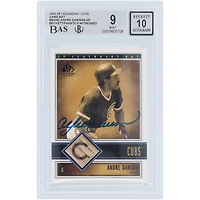Carte de baseball relique de match autographiée par Andre Dawson (Chicago Cubs), 2002 Upper Deck SP Legendary Cuts, numéro B-AND, authentifiée par Beckett Fanatics Witnessed (9/10).
