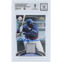 Carte autographiée par Andre Dawson (Chicago Cubs) de la série Upper Deck Sweet Spot Classic GU Relic 2007 #CM-AD, authentifiée par Beckett Fanatics Witnessed (9/10).