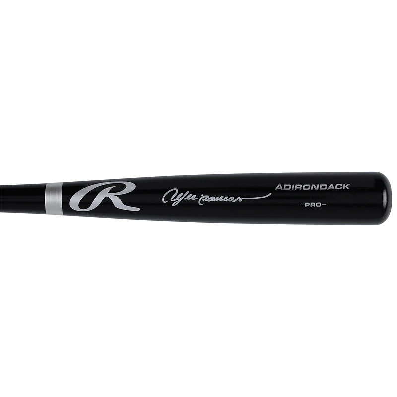 Bâton de baseball Rawlings Pro noir autographié par Andre Dawson des Chicago Cubs
