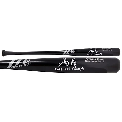 Anthony Rizzo Chicago Cubs 2016 MLB World Series Champions Autographed Marucci Game Model Bat with "2016 WS Champs" Inscription