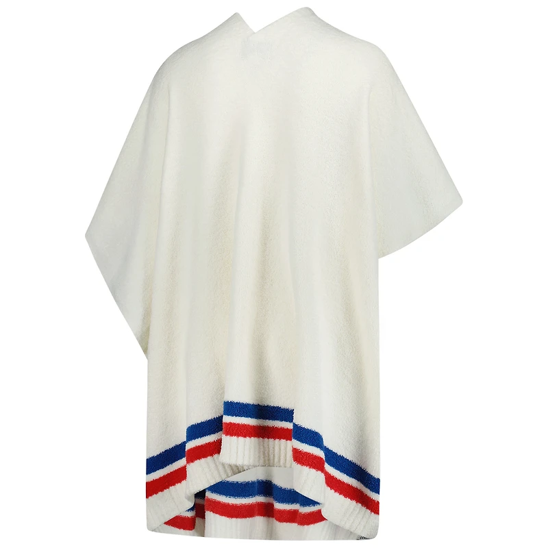 Poncho 3 en 1 CozyChic des Chicago Cubs de couleur crème Barefoot Dreams