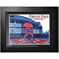 Chicago Cubs - Photo encadrée de la collection Wins 12'' x 16''