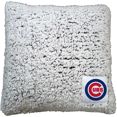 Oreiller en sherpa givré Cubs de Chicago 16'' x 16''