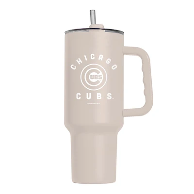Gobelet isotherme Chicago Cubs 40 oz couleur sable, toucher doux