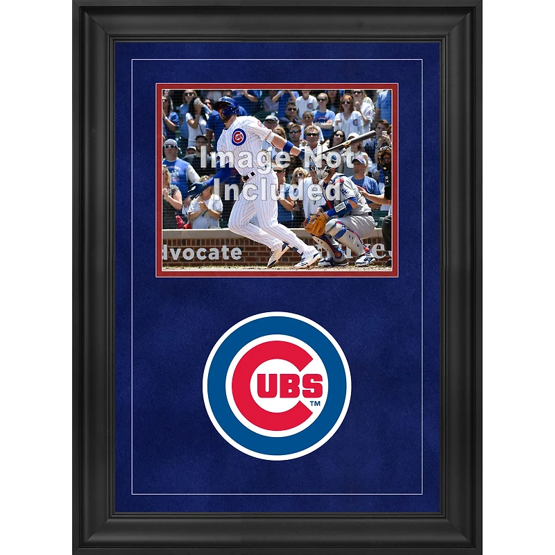 Cadre photo horizontal de luxe 8" x 10" des Cubs de Chicago avec logo de l'équipe