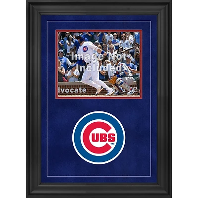 Cadre photo horizontal de luxe 8" x 10" des Cubs de Chicago avec logo de l'équipe