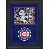 Cadre photo horizontal de luxe 8" x 10" des Cubs de Chicago avec logo de l'équipe
