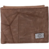 Portefeuille à deux volets en cuir des Chicago Cubs