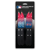 Chicago Cubs - Ensemble de couteaux à steak