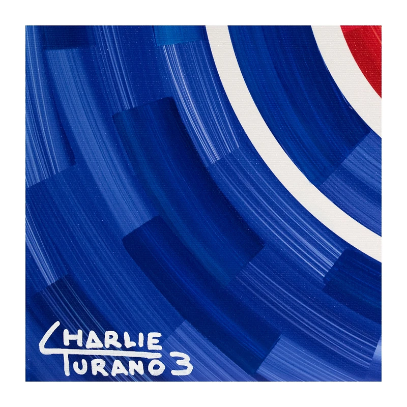 Chicago Cubs 16 "x 20" embelli Giclée Print par Charlie Turano III - Cubs