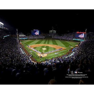 Photographie non signée du stade Wrigley Field des Chicago Cubs