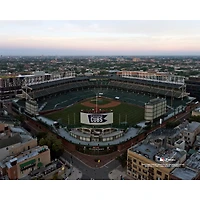 Photographie non signée de présentation du stade Wrigley Field des Chicago Cubs