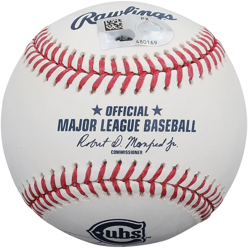 Dansby Swanson Chicago Cubs Autographed 2025 Alternate Logo Baseball