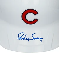 Dansby Swanson Chicago Cubs Autographed Alt Chrome Replica Batting Helmet 