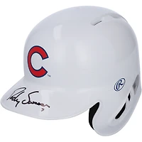 Dansby Swanson Chicago Cubs Autographed Alternate Chrome Rawlings Mini Batting Helmet - Fanatics Exclusive