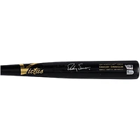 Dansby Swanson Chicago Cubs Autographed Game-Used Black Victus Bat from the 2023 MLB Season - RG13309614