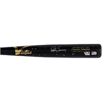 Dansby Swanson Chicago Cubs Autographed Game-Used Black Victus Broken Bat from the 2023 MLB Season 