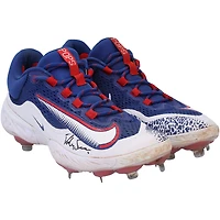 Dansby Swanson Chicago Cubs Autographed Game-Used Blue Nike Cleats from the 2023 MLB Season 