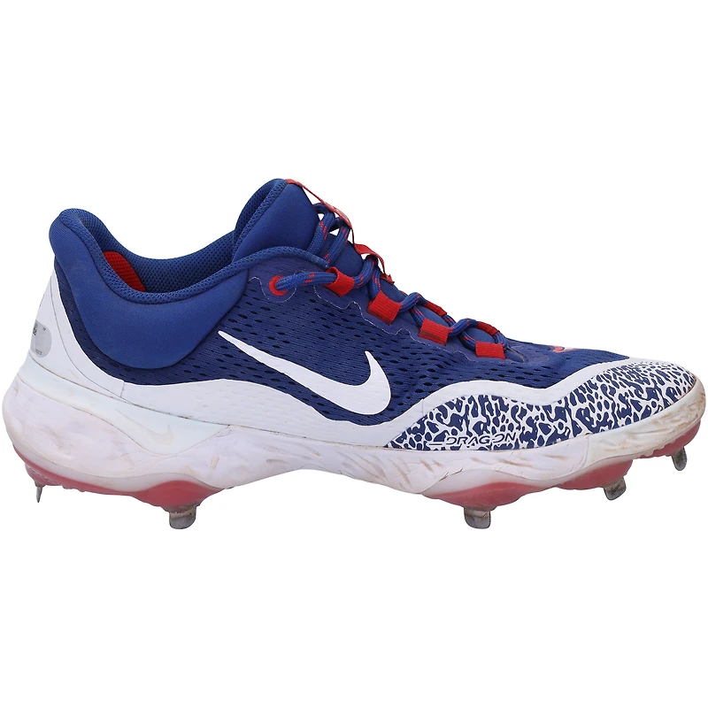 Dansby Swanson Chicago Cubs Autographed Game-Used Blue Nike Cleats from the 2023 MLB Season