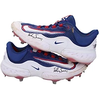 Dansby Swanson Chicago Cubs Autographed Game-Used Blue Nike Cleats from the 2023 MLB Season 